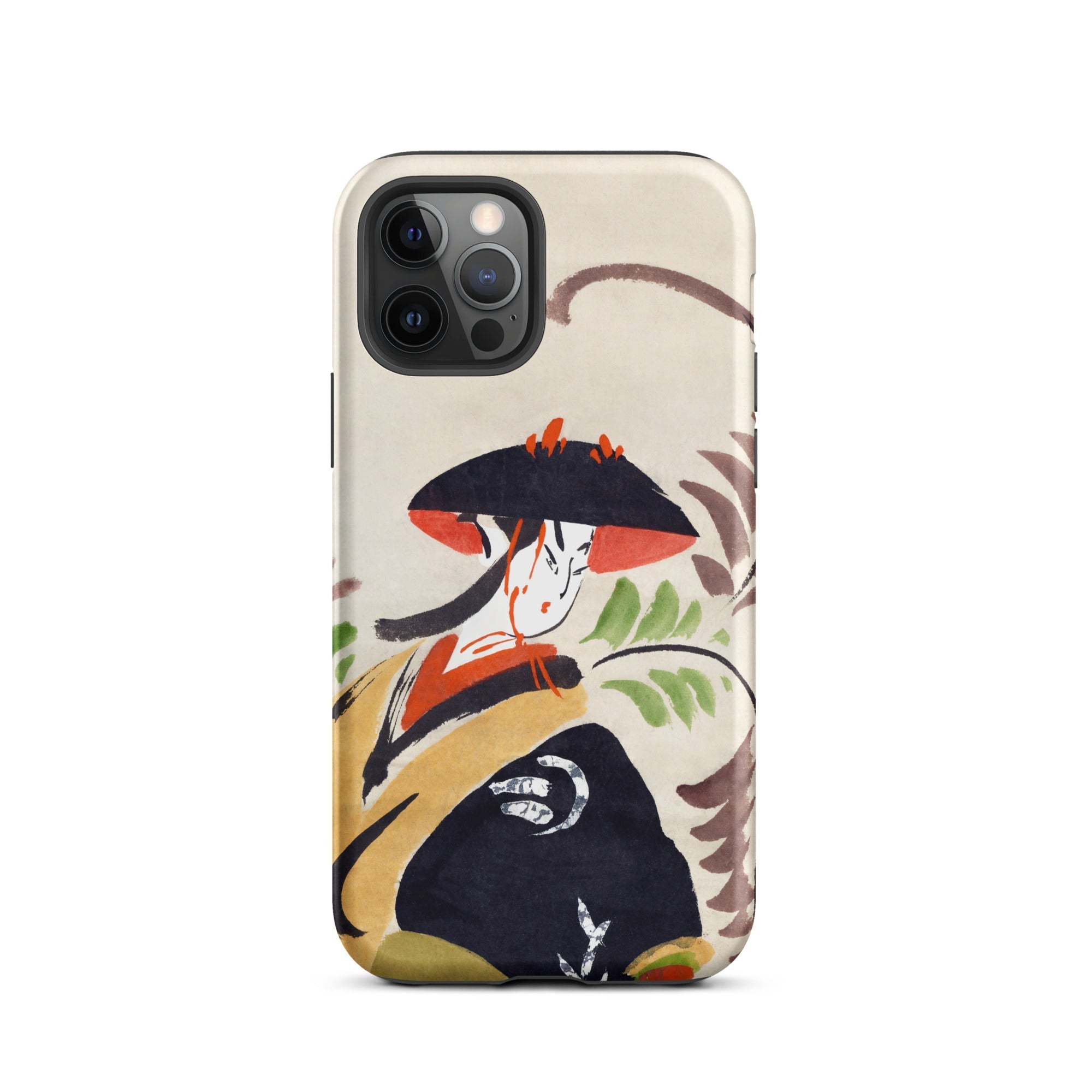 Wisteria Maiden Kabuki Dancer Iphone Case, 12 Pro / Matte, Artistic Phone Case