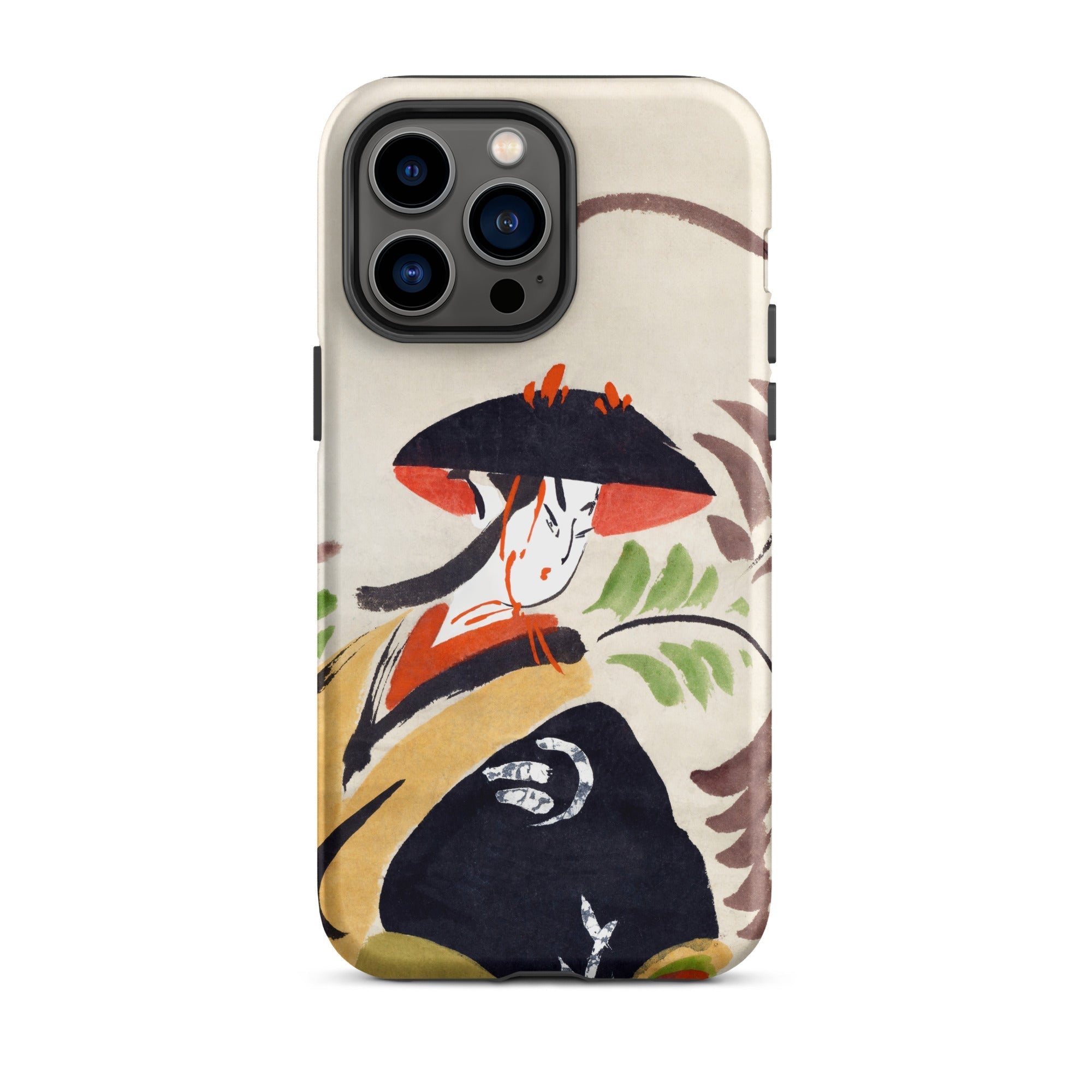 Wisteria Maiden Kabuki Dancer Iphone Case, 14 Pro Max / Matte, Iphone Case Japanese Art