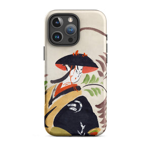 Wisteria Maiden - Kabuki Dancer Iphone Case, 16 Pro Max / Matte, Smartphone Case Japanese Art