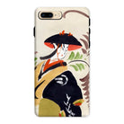 Wisteria Maiden - Kabuki Dancer Iphone Case, 8 Plus / Matte, Phone Case Traditional Japanese Art Geisha Figure Black