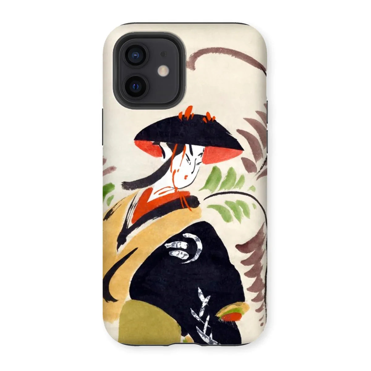 Wisteria Maiden - Kabuki Dancer Iphone Case - 12 / Matte