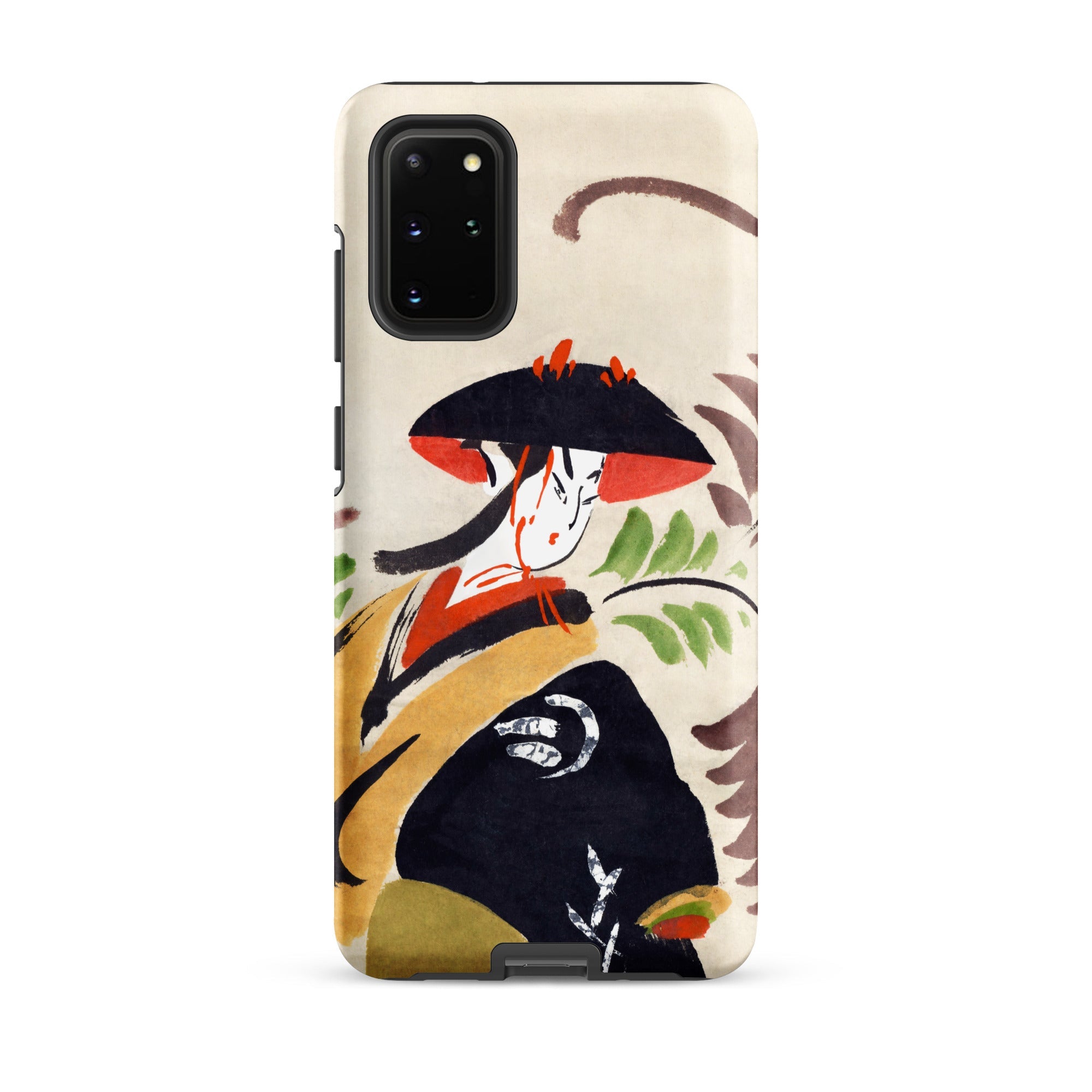 Wisteria Maiden Kabuki Dancer Samsung Case, Galaxy S20 Plus / Matte, Phone Case Artistic Depiction Woman Traditional Japanese Attire