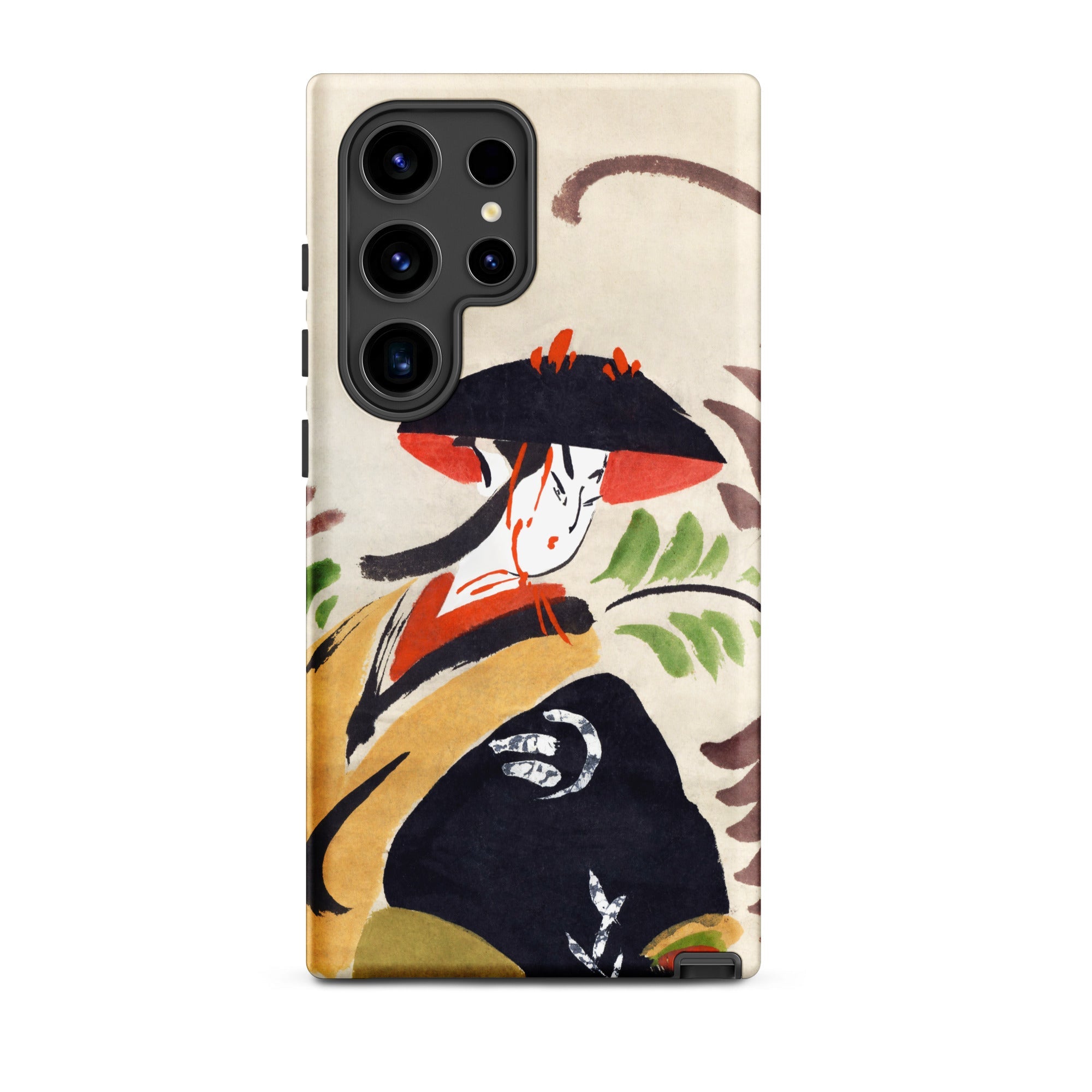 Wisteria Maiden Kabuki Dancer Samsung Case, Galaxy S24 Ultra / Matte, Phone Case Artistic Depiction Person Traditional East Asian