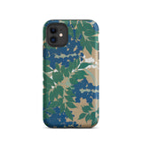 Wisteria from Momoyogusa - Kamisaka Sekka Iphone Case, 11 / Matte, Floral Patterned Phone Case