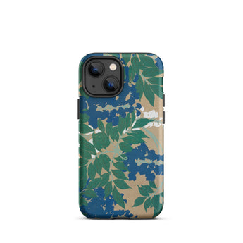 Wisteria from Momoyogusa - Kamisaka Sekka Iphone Case, 13 Mini / Matte, Floral Patterned Phone Case