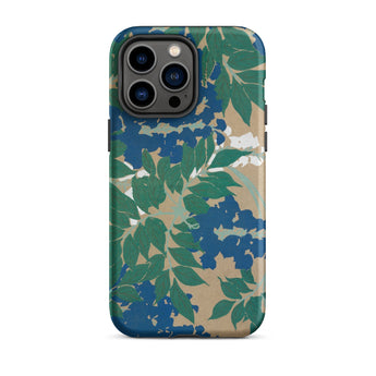 Wisteria from Momoyogusa - Kamisaka Sekka Iphone Case, 14 Pro Max / Matte, Floral Patterned Phone Case