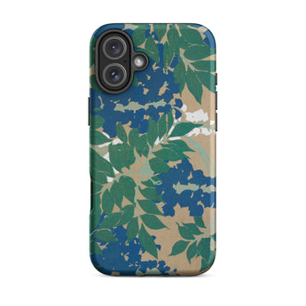 Wisteria from Momoyogusa - Kamisaka Sekka Iphone Case, 16 Plus / Matte, Floral Patterned Phone Case