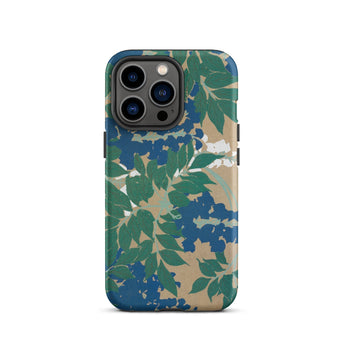 Wisteria from Momoyogusa - Kamisaka Sekka Phone Case Iphone 13 Pro / Matte Floral Patterned Phone Case Kamisaka Sekka, Meiji-era