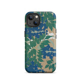 Wisteria from Momoyogusa - Kamisaka Sekka Phone Case Iphone 13 / Matte Floral Patterned Phone Case Kamisaka Sekka, Meiji-era Brilliance,