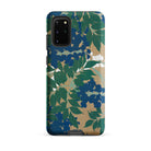 Wisteria from Momoyogusa Kamisaka Sekka Samsung Case, Galaxy S20 Plus / Matte, Smartphone Botanical Themed Case Green Leaves Blue Flowers
