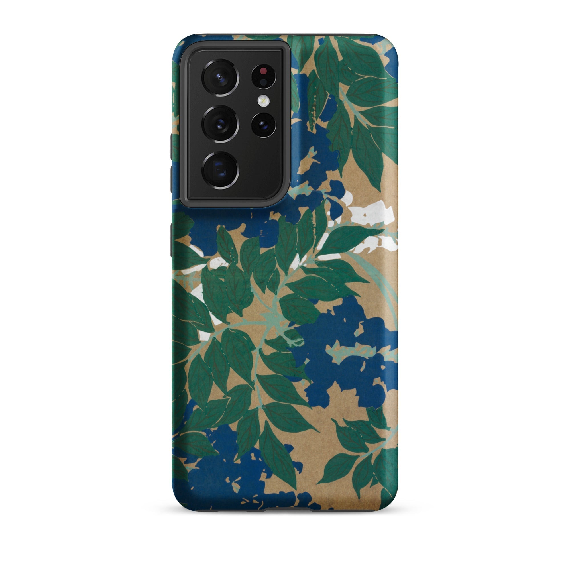 Wisteria from Momoyogusa Kamisaka Sekka Samsung Case, Galaxy S21 Ultra / Matte, Smartphone Floral Patterned Protective Case