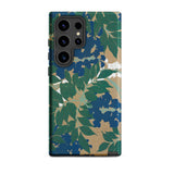 Wisteria from Momoyogusa - Kamisaka Sekka Samsung Case, Galaxy S24 Ultra / Matte, Smartphone Floral-patterned Case Green Leaves Blue