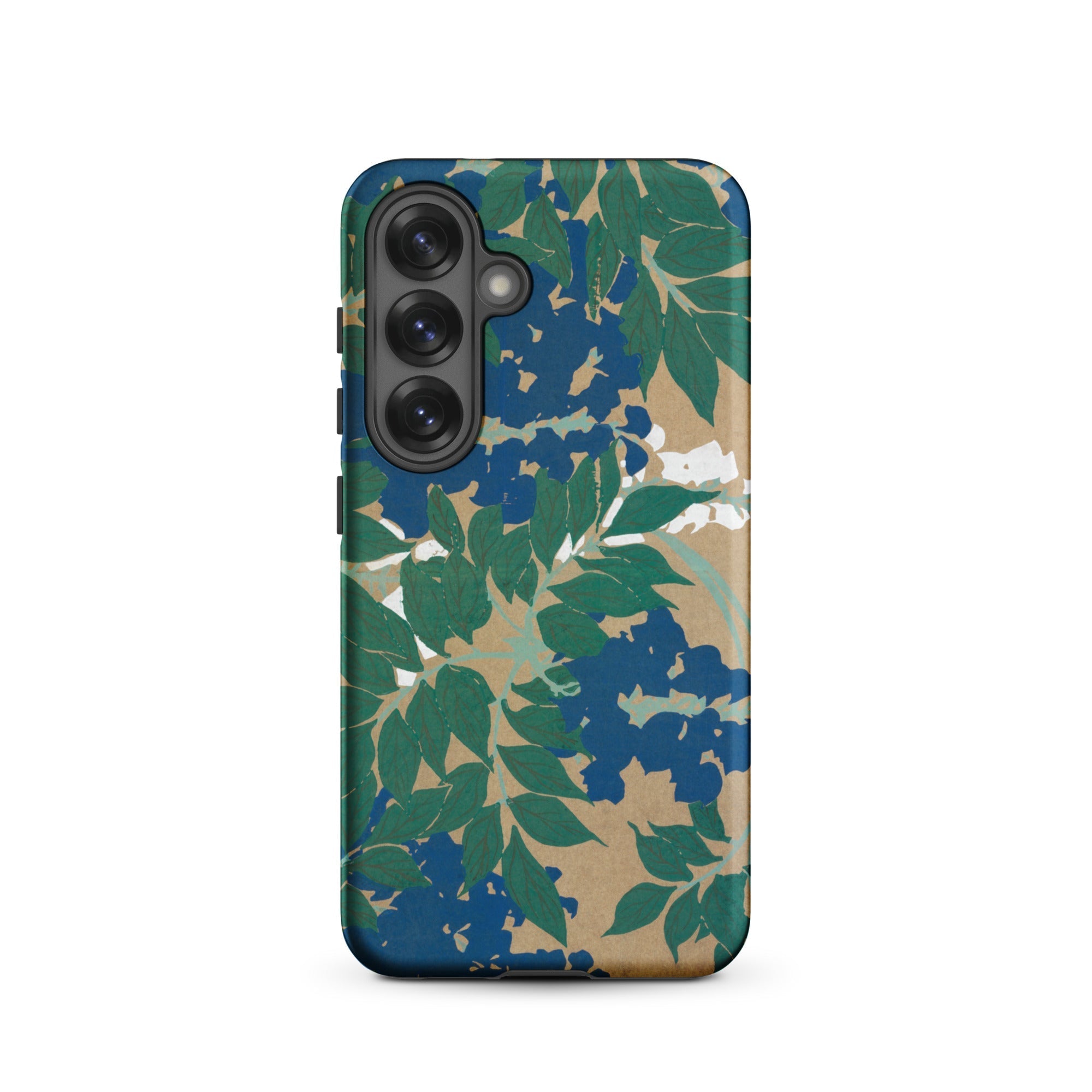 Wisteria from Momoyogusa Kamisaka Sekka Samsung Case, Galaxy S25 / Matte, Smartphone Floral Patterned Protective Case