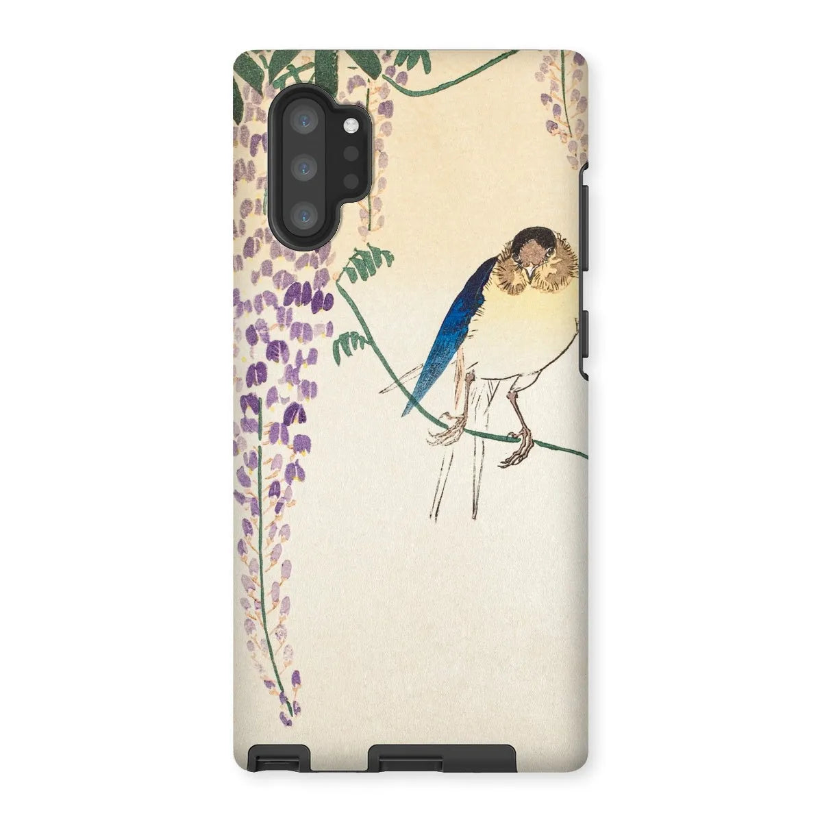 Wisteria And Swallow - Japanese Art Phone Case - Ohara Koson - Samsung Galaxy Note 10p / Matte - Mobile Phone Cases