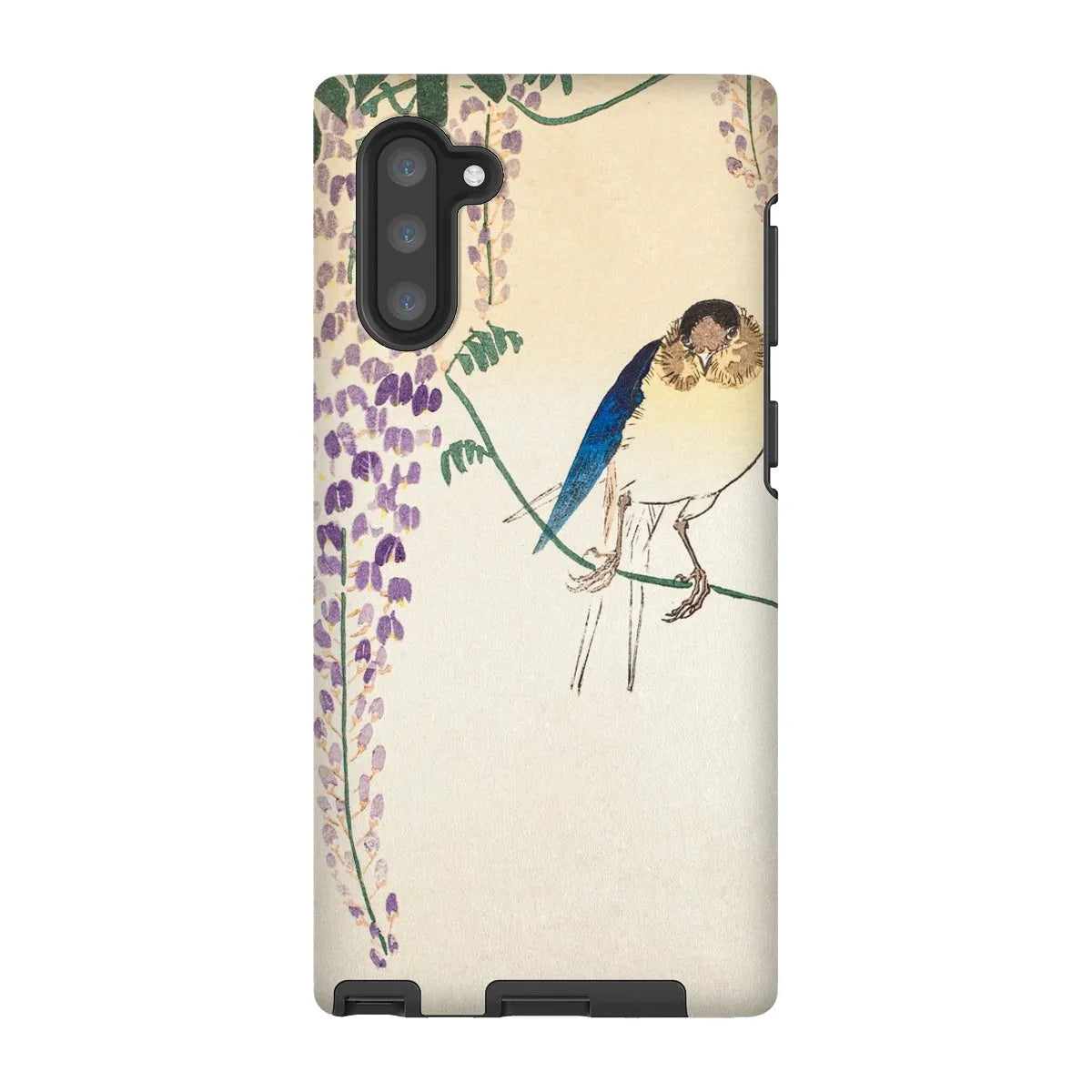 Wisteria And Swallow - Japanese Art Phone Case - Ohara Koson - Samsung Galaxy Note 10 / Matte - Mobile Phone Cases