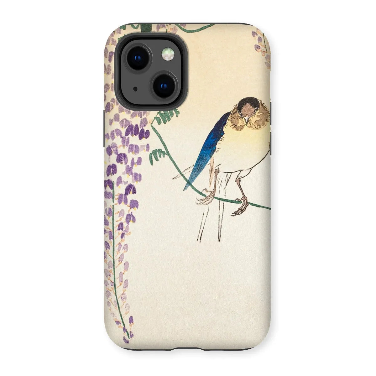 Wisteria And Swallow - Japanese Art Phone Case - Ohara Koson - Iphone 13 / Matte - Mobile Phone Cases - Aesthetic Art