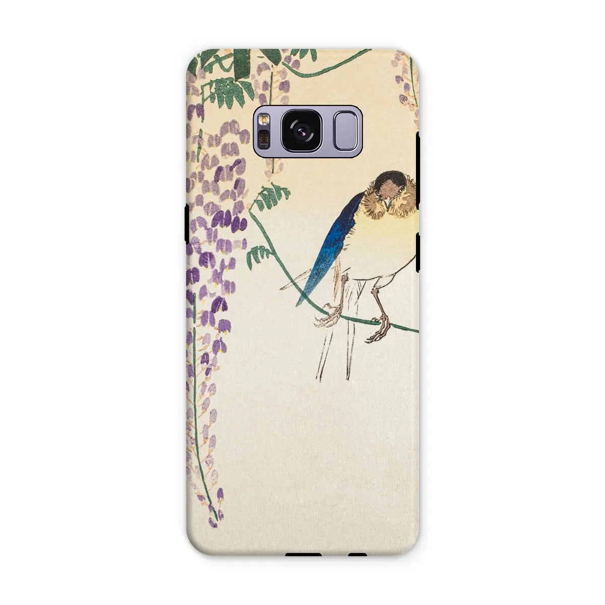 Wisteria And Swallow - Japanese Art Phone Case - Ohara Koson - Samsung Galaxy S8 Plus / Matte - Mobile Phone Cases