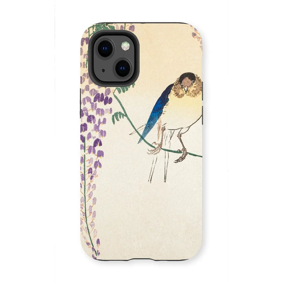 Wisteria And Swallow - Japanese Art Phone Case - Ohara Koson - Iphone 13 Mini / Matte - Mobile Phone Cases - Aesthetic