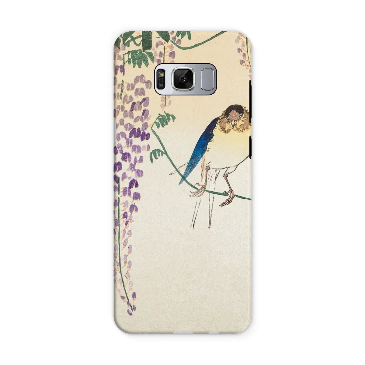 Wisteria And Swallow - Japanese Art Phone Case - Ohara Koson - Samsung Galaxy S8 / Matte - Mobile Phone Cases