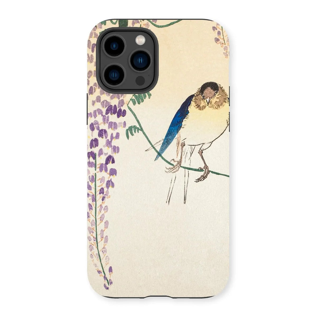 Wisteria And Swallow - Japanese Art Phone Case - Ohara Koson - Iphone 14 Pro / Matte - Mobile Phone Cases - Aesthetic