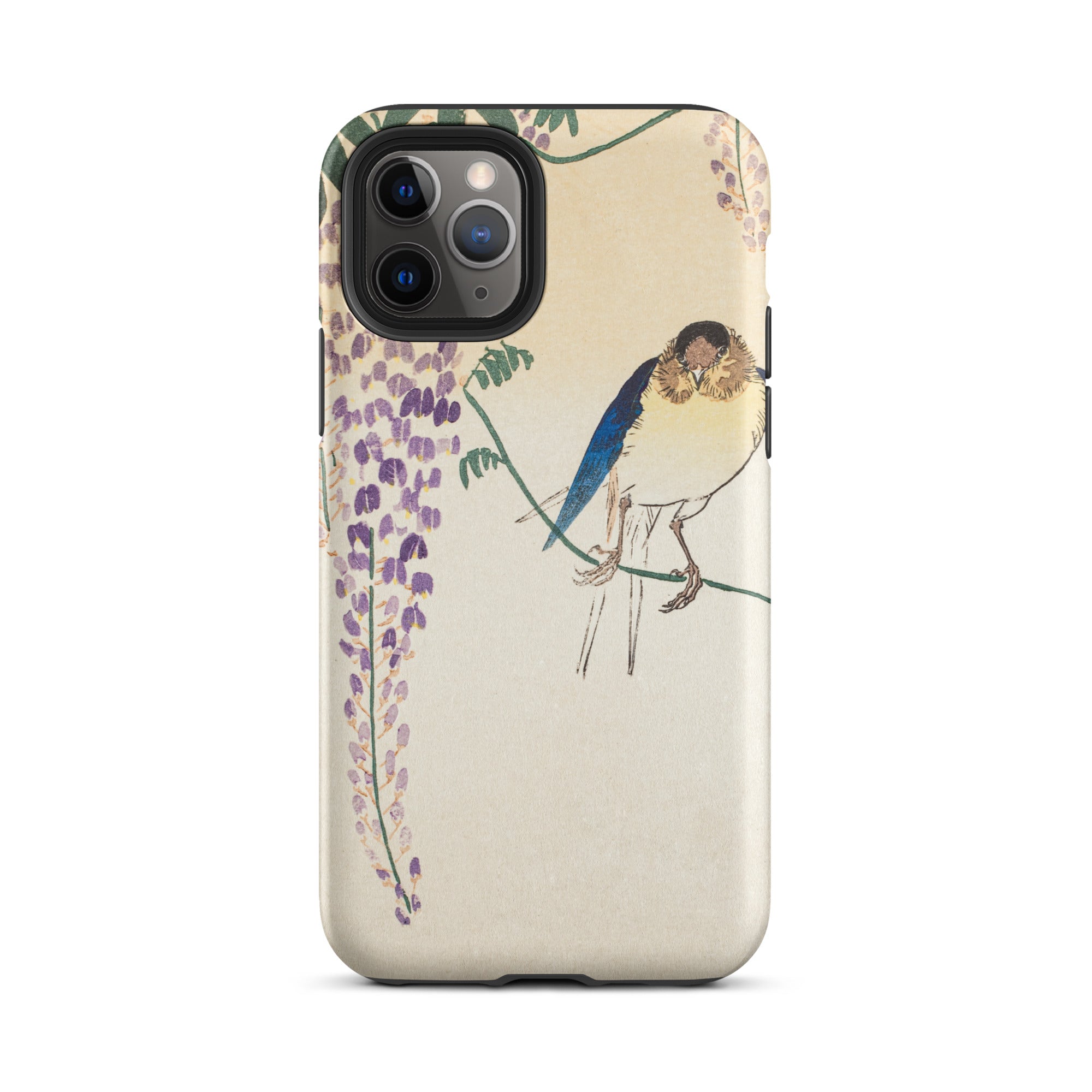 Wisteria and Swallow - Ohara Koson Iphone Case, 11 Pro / Matte, Bird Wisteria Phone Case