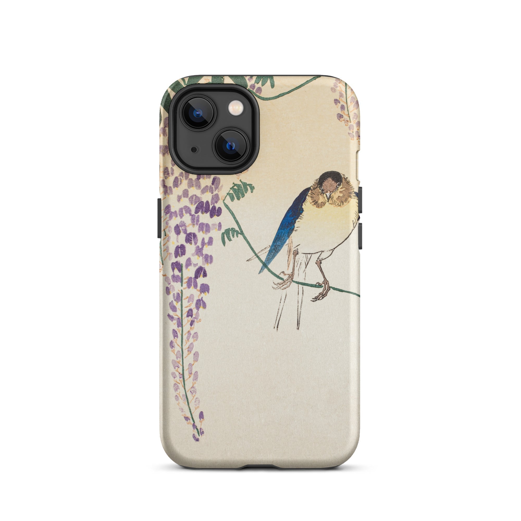 Wisteria and Swallow - Ohara Koson Iphone Case, 13 / Matte, Bird Wisteria Phone Case