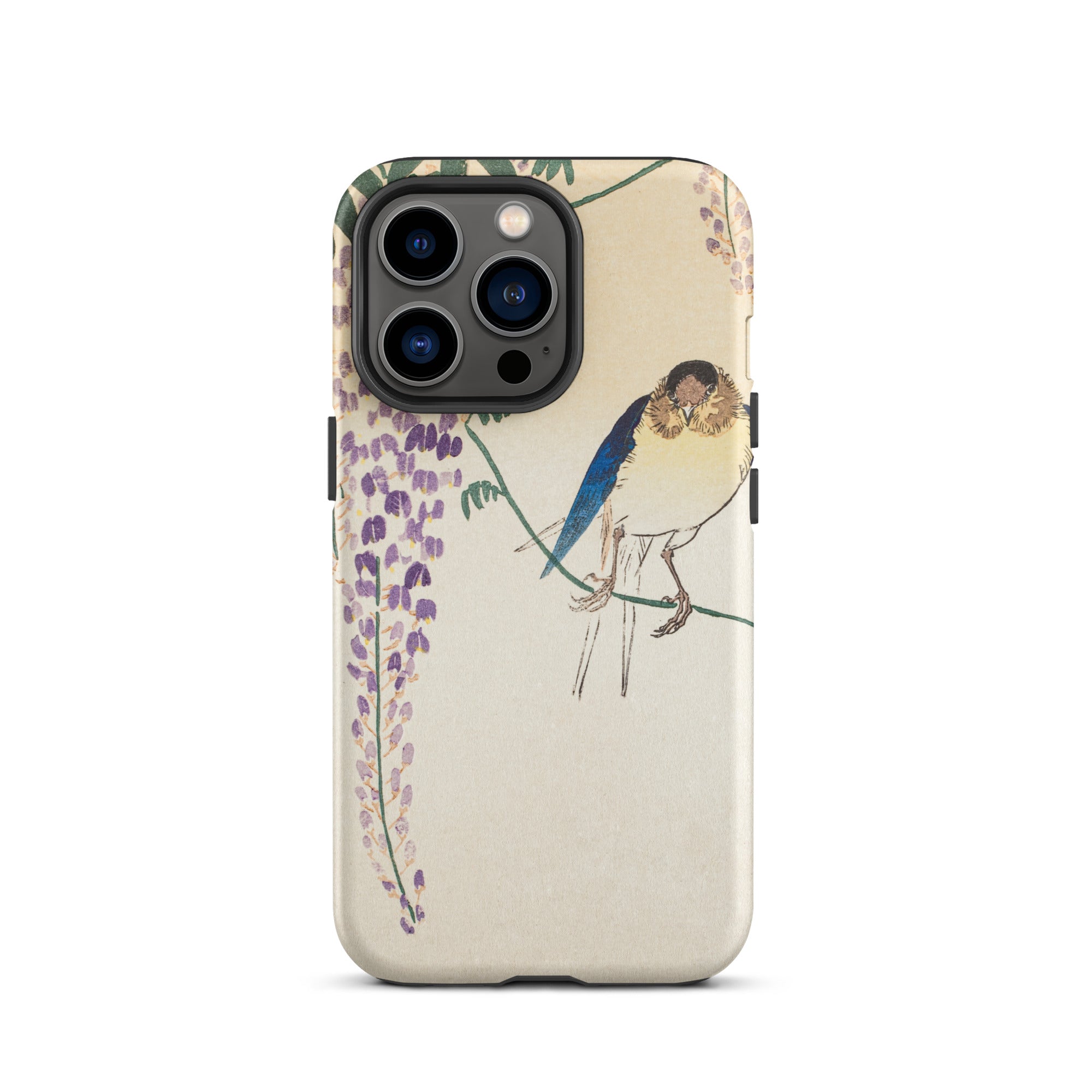 Wisteria and Swallow - Ohara Koson Iphone Case, 13 Pro / Matte, Bird Wisteria Phone Case