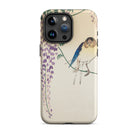 Wisteria and Swallow - Ohara Koson Iphone Case, 15 Pro Max / Matte, Bird Wisteria Phone Case
