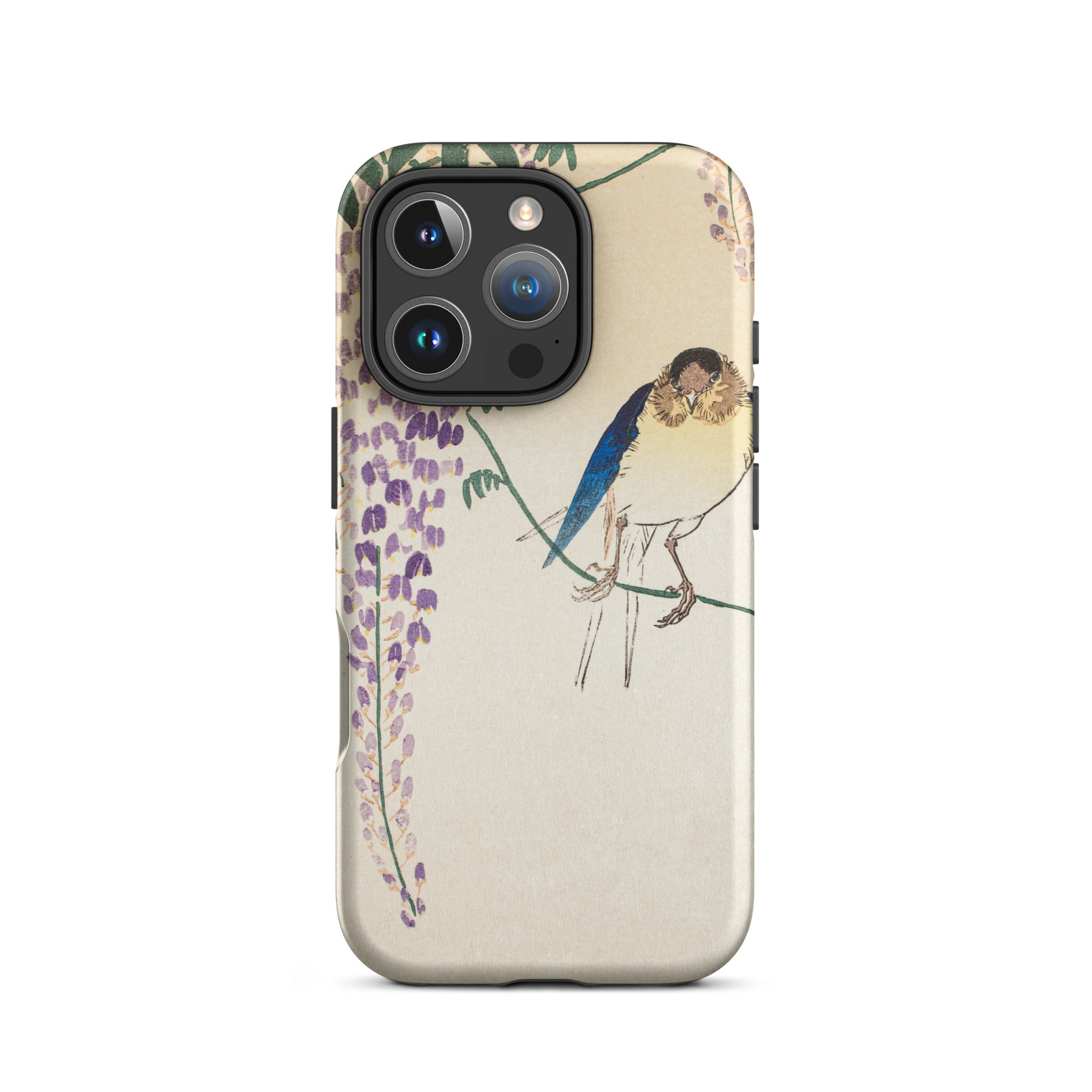 Wisteria and Swallow - Ohara Koson Iphone Case, 16 Pro / Matte, Bird Wisteria Phone Case