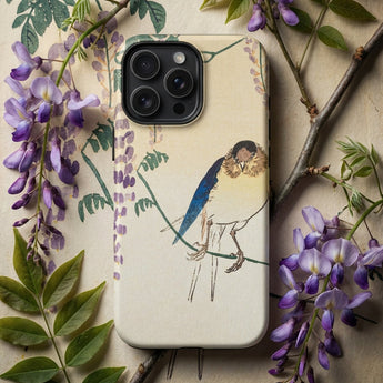 Wisteria and Swallow - Ohara Koson Iphone Case, Mobile Phone Cases, Toby Leon