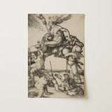 The Witch - Albrecht Durer Art Print / Canvas, 12x18’’ / 31x46cm / Unframed / no Border, Posters Prints & Visual Artwork, Toby Leon