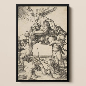 The Witch - Albrecht Durer Art Print / Canvas, Albrecht Durer Art, Durer Art Print, Crone Vaults