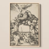 The Witch - Albrecht Durer Art Print / Canvas, Albrecht Durer Art, Durer Art Print, Crone Vaults