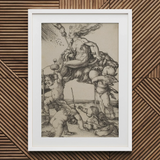 The Witch - Albrecht Durer Art Print / Canvas, Albrecht Durer Art, Durer Art Print, Crone Vaults