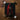 Black-and-red Artwork Figure Draped Red Fabric Clasped Hands Crimson Mantle Catches, Reflection Multiplies, a Veil, Dim Light Folds