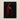 Framed Artwork Figure Draped Deep Red Fabric Dark Crimson Mantle Catches, Reflection Multiplies, a Veil, Dim Light Folds Gathering