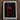 Framed Art Print Person Red Cloak Clasped Hands Crimson Mantle Catches, Reflection Multiplies, a Veil, Dim Light Folds Gathering