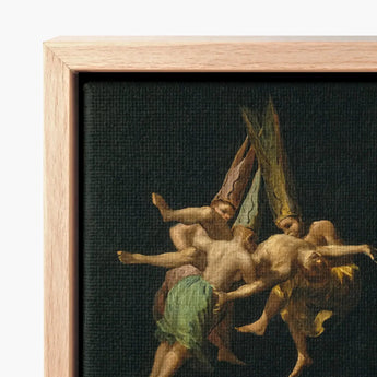 Witches’ Flight - Francisco De Goya Art Print / Canvas Framed Classical Painting Muscular Figures Dynamic Witches Hovers, Prints
