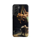 Witches’ Flight Francisco Goya Samsung Case, Galaxy S21 Fe / Matte, Black Smartphone Case Classical Painting Figures Robed Person