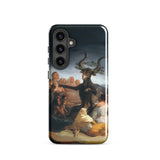 Witches’ Sabbath - Francisco De Goya Samsung Case, Galaxy S24 / Gloss, Smartphone Dark Witches Sabbath Painting Design