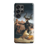 Witches’ Sabbath - Francisco De Goya Samsung Case, Galaxy S25 Ultra / Gloss, Black Smartphone Case Classical Painting Goat-headed Figure