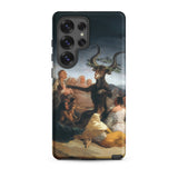 Witches’ Sabbath - Francisco De Goya Samsung Case, Galaxy S25 Ultra / Matte, Smartphone Case Painting Goat-headed Figure Group People