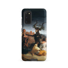 Witches’ Sabbath Francisco Goya Samsung Case, Galaxy S20 / Matte, Black Smartphone Case Painting Goat Headed Figure Surrounded People