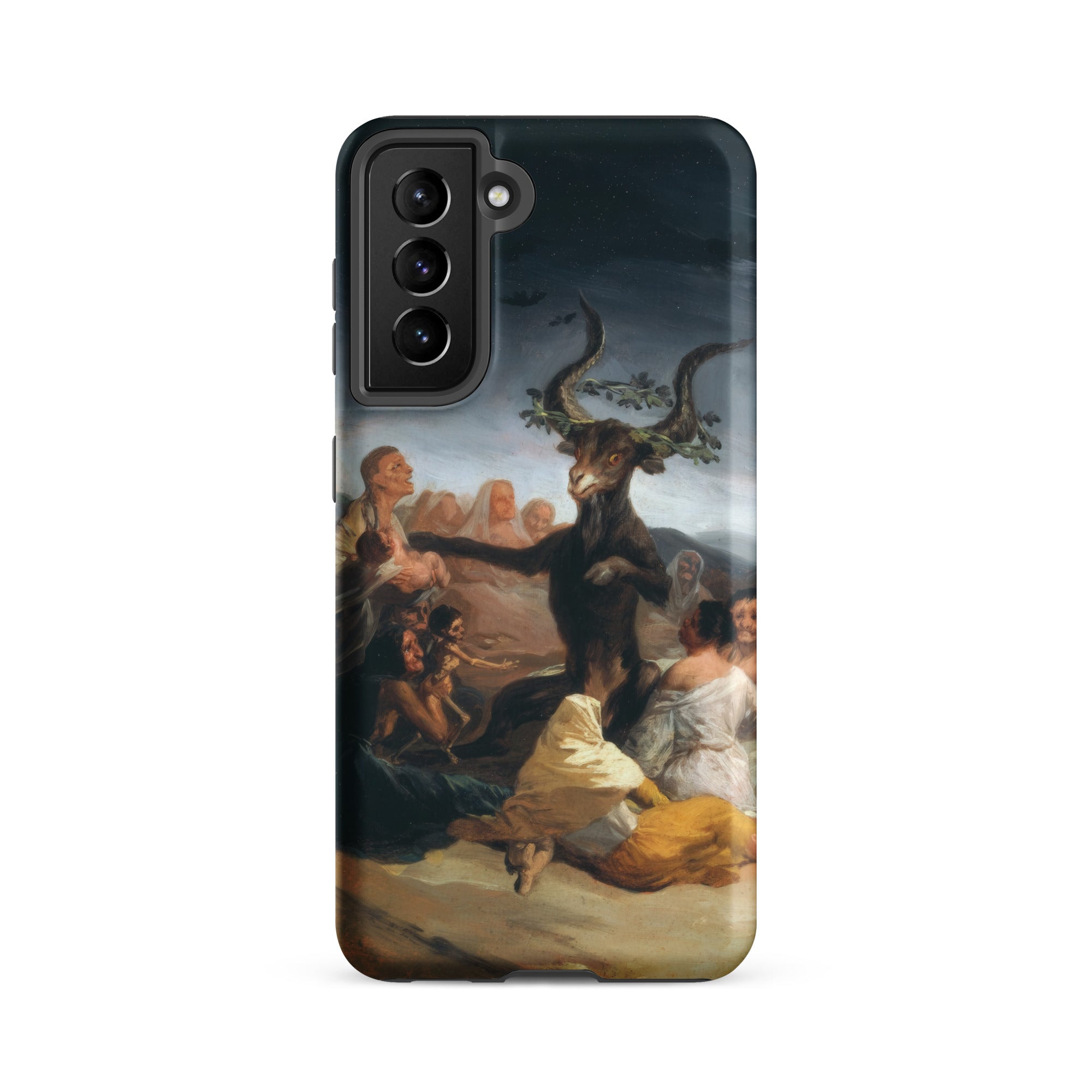 Witches’ Sabbath Francisco Goya Samsung Case, Galaxy S21 Fe / Matte, Smartphone Case Depiction Francisco Goya’s Witches Sabbath Painting