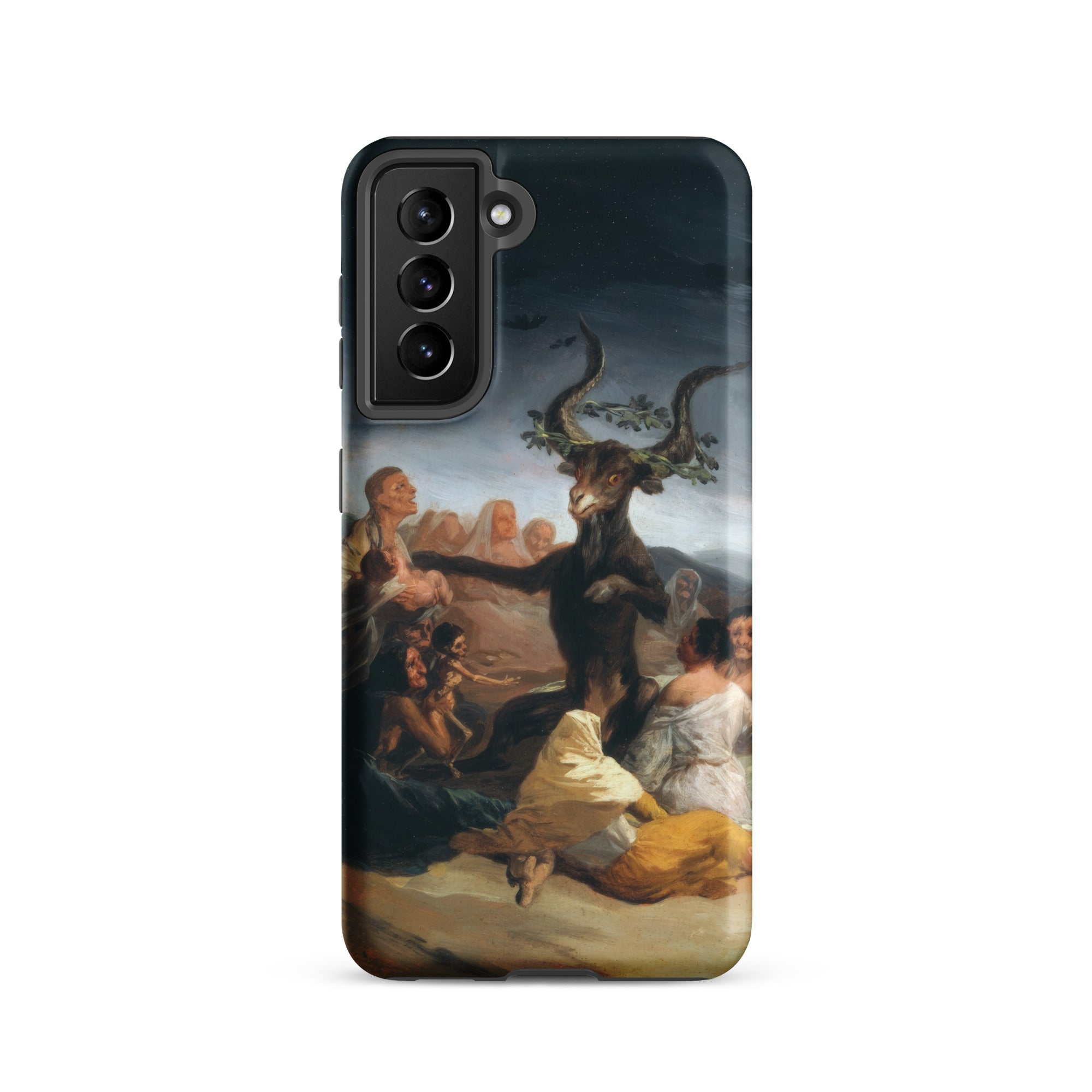 Witches’ Sabbath Francisco Goya Samsung Case, Galaxy S21 / Matte, Smartphone Case Classical Painting Goat Headed Figure Group People