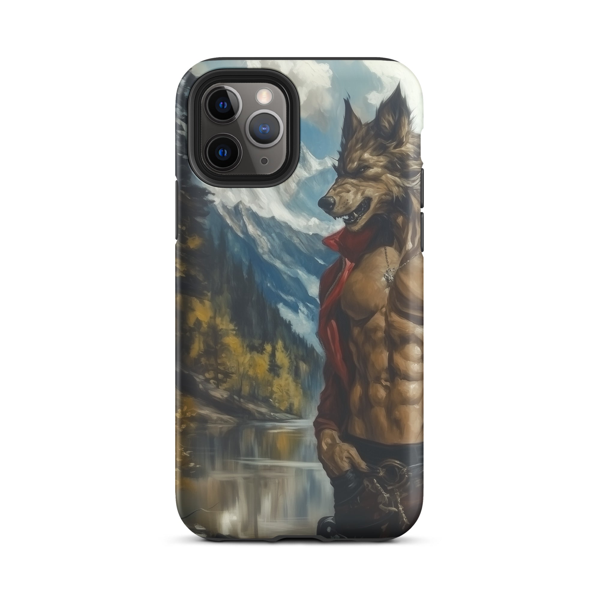 Wolfgang Gay Wolf Art Iphone Case, 11 Pro / Matte, Wolf Man Phone Case