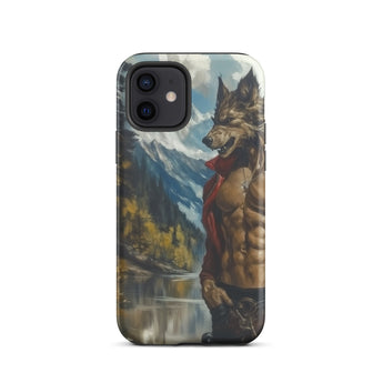 Wolfgang - Gay Wolf Art Iphone Case, 12 / Matte, Iphone Case Werewolf Design