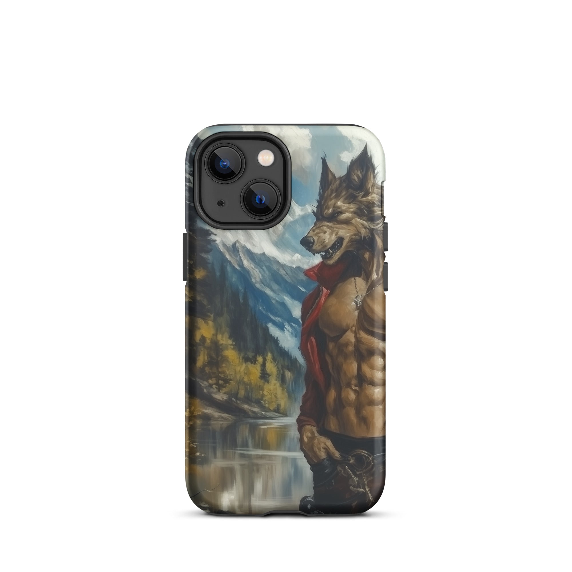 Wolfgang Gay Wolf Art Iphone Case, 13 Mini / Matte, Iphone Case Wolfman Design