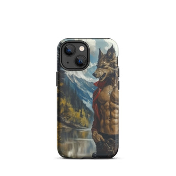 Wolfgang - Gay Wolf Art Iphone Case, 13 Mini / Matte, Iphone Case Wolfman Design