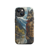 Wolfgang - Gay Wolf Art Iphone Case, 14 / Matte, Wolf-themed Phone Case